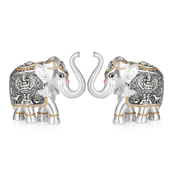 Silver elephant small size