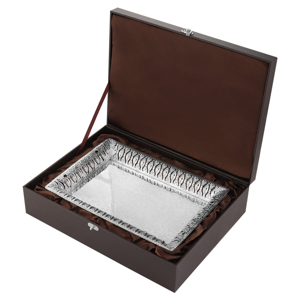 Rectangle Tray Silver Large