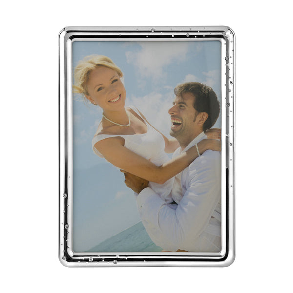 Swaroski photoframe medium - 5*7 - silver
