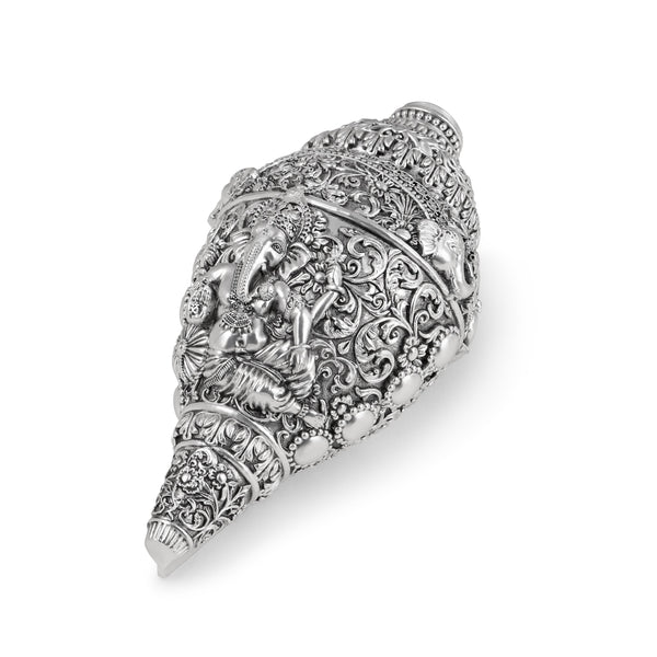 Ganesh Shank Medium Silver
