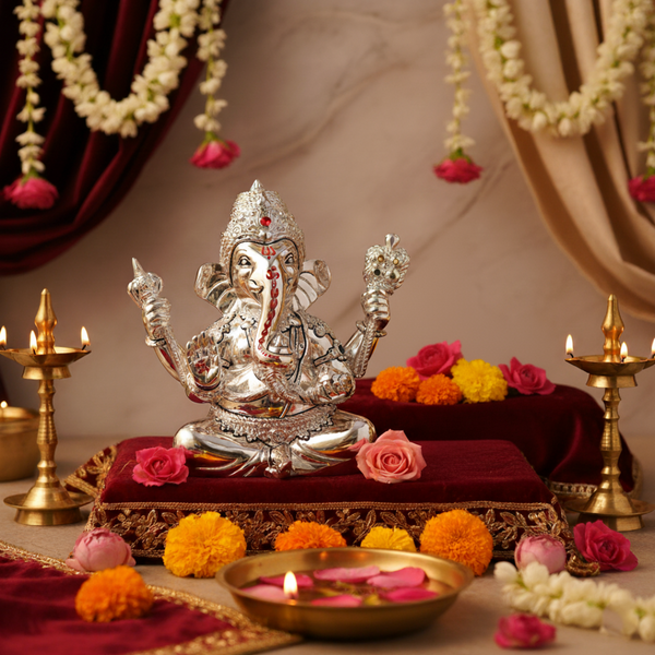 New Ganesha (h-12 cm)- Silver