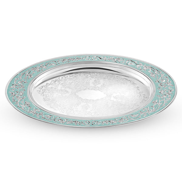 Oval Tray- Sky Blue