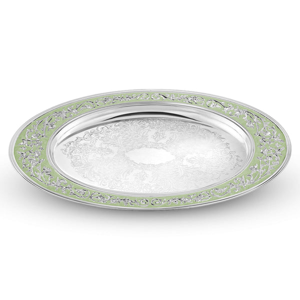 Oval Tray- Sea Green