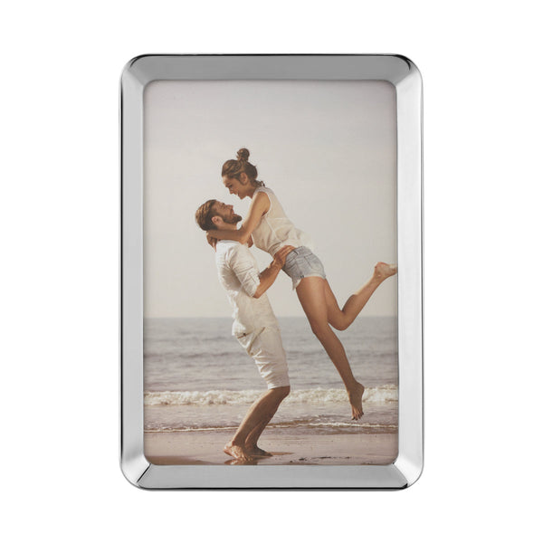 Curvy Edge Photoframe Small - 4*6 - silver