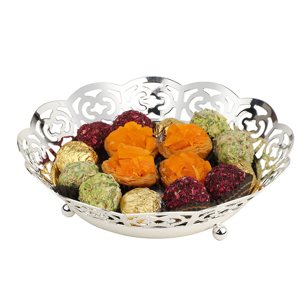 Designer Round Bowl Silver
