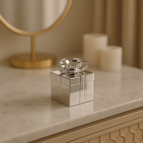 Ribbon Box Silver