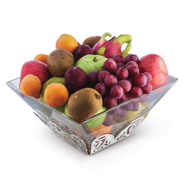 Designer Fruit Platter Silver