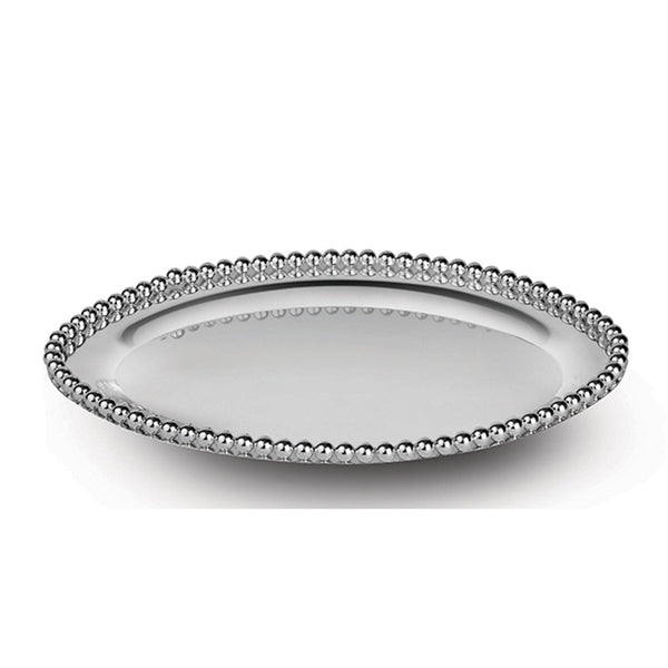Oval Beaded Tray