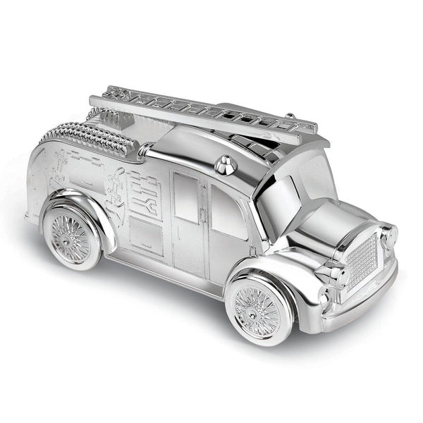 Fire-Engine Money Bank- Silver