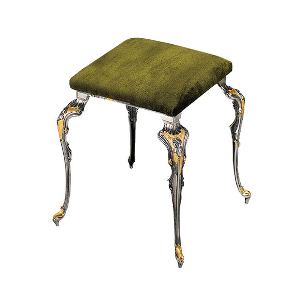 Italian Stool- Silver