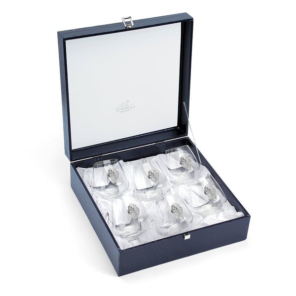 Whisky Glasse 6Pcs Silver